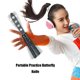 thumbnail image 4 of Cuchillo mariposa de práctica cuchillos de entrenamiento romos de acero inoxidable (negro) Ndcxsfigh nuevos, 4 of 8