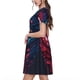 thumbnail image 2 of Easygdp Cool Wolf Head para Vestido Transpirable de Mujer, Vestido Suelto de Manga Corta con Pliegues y Bolsillos para el Verano, 2 of 6