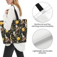 thumbnail image 3 of Balery Owls And Plants Bolsa Tote Estilo Estético con Cremalleras, Bolsa de Hombro, Bolsa de Compras Grande y Plegable, 3 of 8
