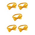 thumbnail image 1 of Greeniant Perro Collares Pajaritas Mascotas Decoraciones Cachorro Año Nuevo punto amarillo blanco punto blanco amarillo 5Conjunto, 1 of 6