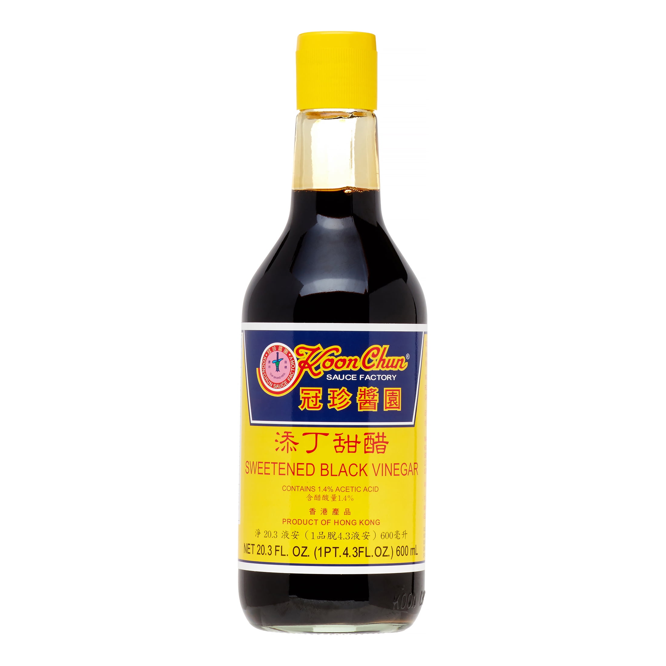 (4 Pack) Koon Chun, Sweeted Black Vinegar, 20.3 Fluid ounce Walmart