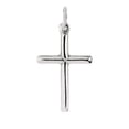 thumbnail image 2 of Ritastephens Sterling Silver Cross Charm Pendant Necklace, 16 in Rolo Chain, Includes Gift Box, 2 of 4