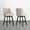 Beige-Faux Leather, variant on Spruce & Spring 26-Inch Counter Height Swivel Bar Stool with Tufted Back Set of 2, Beige, Faux Leather