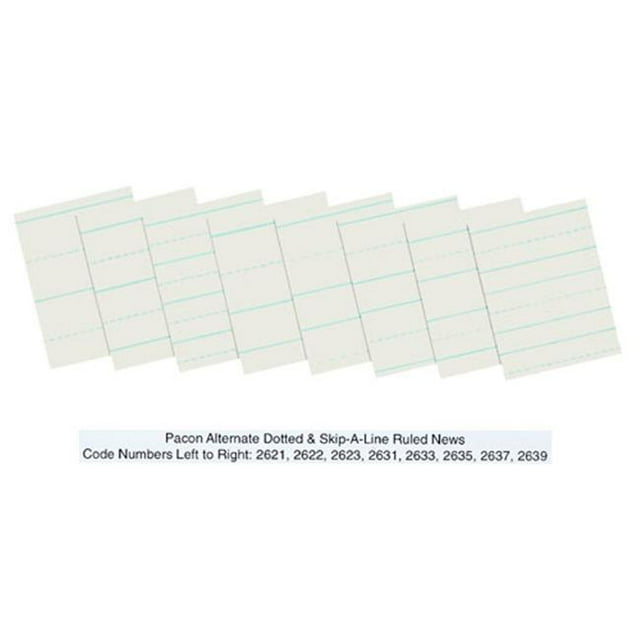 Pacon Corporation Rames en Papier Journal Ligné 1/2 Po X 1/4 Po