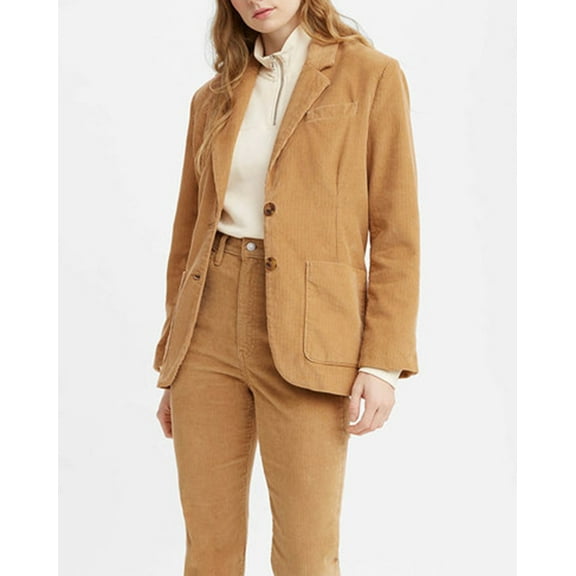 Levi's Womens Autumn Blazer,Beige/Khak,S