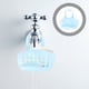 thumbnail image 5 of EeaseMX Cesta colgante para cocina y baño, organizador de plástico para fregadero doble, con bolsa gruesa para escurrir esponjas y accesorios (azul), 5 of 7