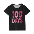 thumbnail image 2 of Fiudx Camiseta para Niño, Bonita Camiseta con Mangas Abullonadas, Camisa Informal de Verano, Tela Suave y Transpirable, Cuello Redondo, Estilo Veraniego Moderno, Ropa para Fiestas Escolares, Cómoda p, 2 of 6
