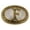 Style # 7 Vintage Garnish Finished Size: 5.50" W & 4.00" H, variant on Initial F Monogram Belt Buckle Letter Alphabet Western Cowboy Rodeo Texas Mirror