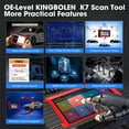 thumbnail image 3 of KINGBOLEN K7  Scan Tool Bluetooth  2024 Bidirectional Scan Tool with  31+ Resets, FCA AutoAuth, Crankshaft Relearn/Active Test, Car Diagnostic Scanner for All Systems, 3 of 8