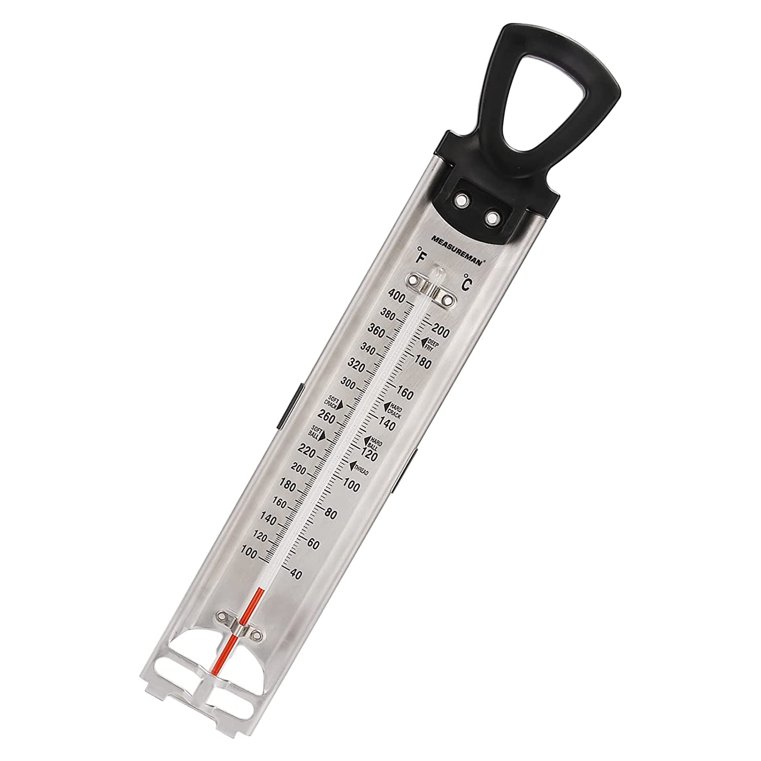 Measureman Sanitary Thermometer – 1.5" Tri-Clamp, 4" Stem, 3" Dial, 0–200°F, Stainless Steel For Food & Beverage Processing