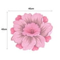 thumbnail image 2 of Bedroom Rug Round Carpet Trendy Flower Shaped Rug Non Slip Soft Floor Mat Cute Cozy Bath Mat for Indoor Living Room Bathroom Kitchen（15.7*15.7inch）, 2 of 14