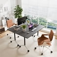 thumbnail image 7 of 2PCS Folding Conference Room Table with Wheels, 47.2inch Modern Meeting Table/Training Table for 6-8 People,, 7 of 7