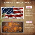 thumbnail image 5 of Distressed American Flag Front License Plate, Metal License Plate, Funny Standard Plates Personalized Novelty Decorative For Men/Women/Boys/Girls Car 6×12 Inch, 5 of 7
