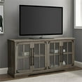 thumbnail image 2 of Pemberly Row Farmhouse 4 Door Wood TV Stand for TVs up to 58" in Gray Wash, 2 of 4