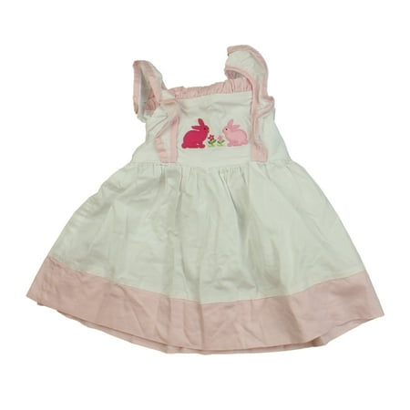 

Pre-owned Lil Cactus Girls White | Pink | Bunnies Dress size: 3-6 Months