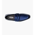 thumbnail image 5 of Stacy Adams Spratley Moc Toe Saddle Slip On Dress Shoes Navy 25686-410, 5 of 7