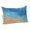 Blue, variant on Burnt Orange Ombre Coastal Pillow Covers 12"x20", Summer Nautical Beach Ocean Seaside Soft Brushed Microfiber Breathable Throw Pillow Covers, Pillowcase with Zipper for Couch Sofa Bedroom Living Room