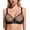 Black, variant on Minimizer Bras for Women Sheer Mesh Unlined Underwire Bra Everyday Comfort, Sizes 32C to 44DDD