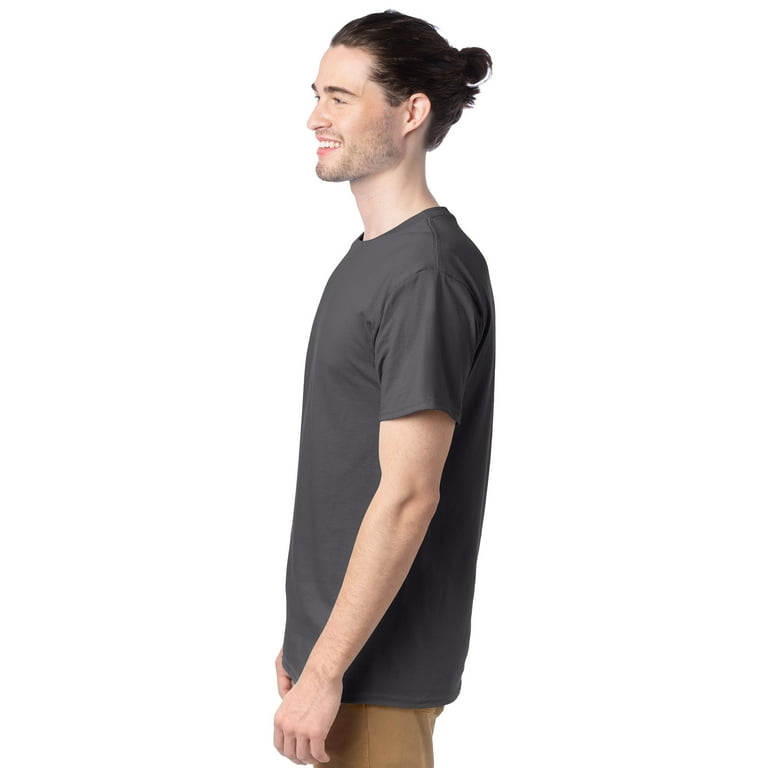 Buy Hanes Men's ComfortSoft Short Sleeve T-Shirt (4 Pack ),Black