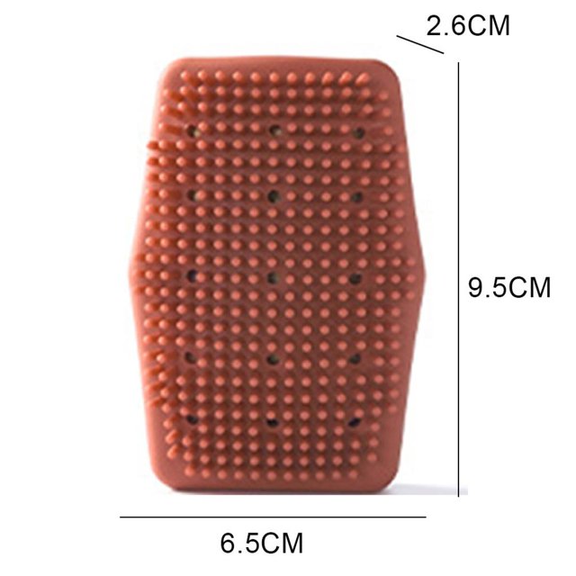Billuyoard Cepillo de silicona de doble cara para el cuerpo, cepillo para el baño, exfoliante, piel brillante, masaje con cepillo para el baño y el Almacenamiento y organización del hogar Billuyoard HA023913-00