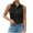 Black, variant on Htigea Womens Sleeveless Button Down Shirt Tops Lapel V Neck Business Tanks Summer Casual Collared Blouses Tank Top Time-Limited Sales Black,M
