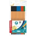 thumbnail image 1 of Fineliner STABILO point 88 Paquete de 10 Colores de Oficina, 1 of 8