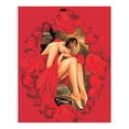 thumbnail image 2 of Pintura por Números perfecl Dama de rojo 15 Patrones, 2 of 6