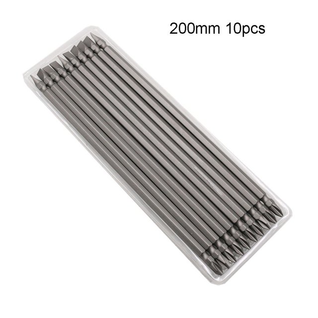 Magnetic Drill Bit Cross PH2 x Slot 6mm Electric Screwdriver Bits Double Head