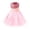 Pink, variant on Girls Sequin Bodice Princess Dress Waist Flower Decor Dress Party Dress Flowy Tulle Skirt Silhouette For Little Girls Birthday Celebration Bridesmaid Wedding Attire Green 130