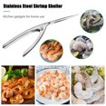 thumbnail image 1 of Pelador De Línea De Camarones Pelador de línea de camarones de acero inoxidable, cuchillo para fauces de pescado, herramienta para mariscos (pelador de gambas), 1 of 7