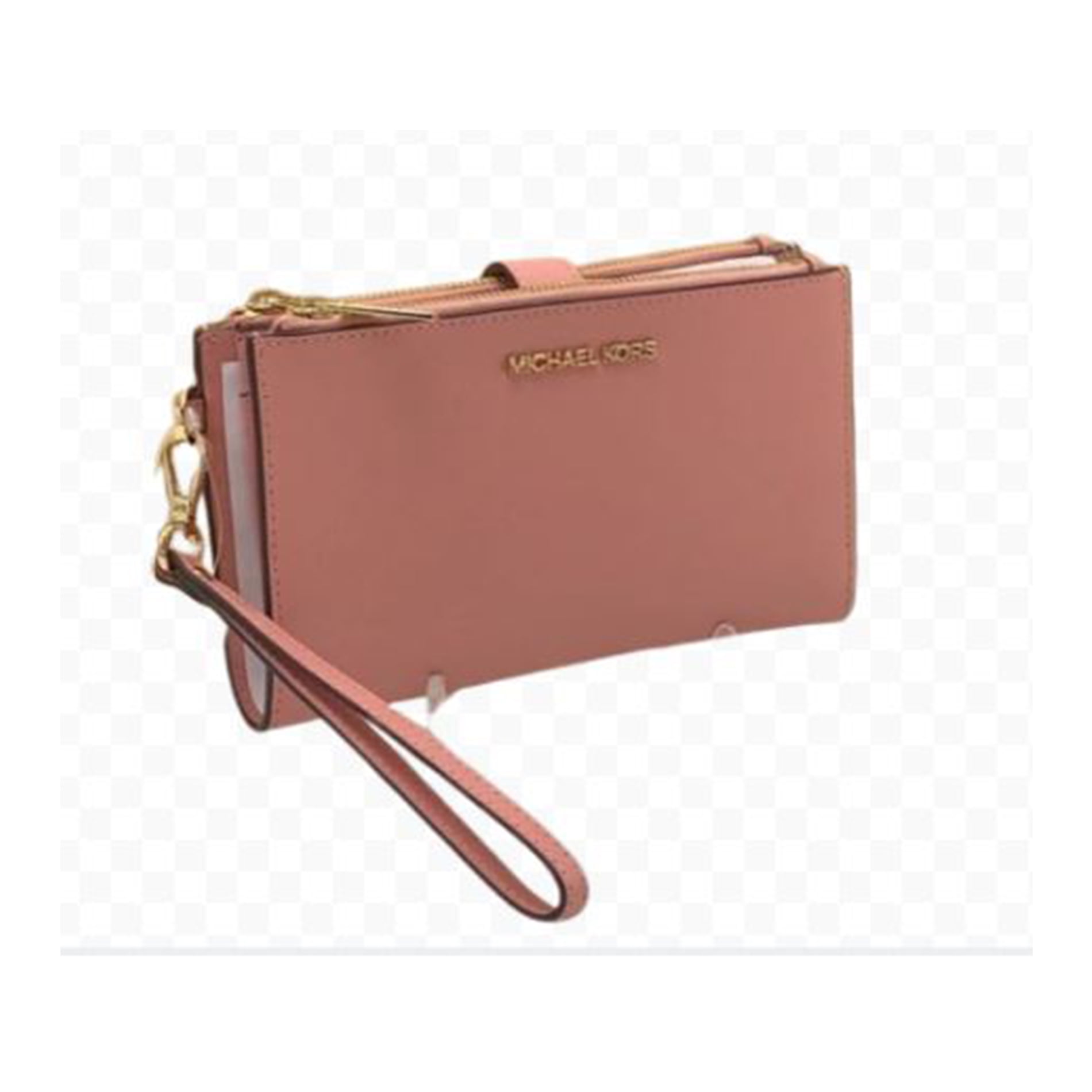 nm-808) MICHAEL KORS ダブルジップ ウォレット 財布 Michael Kors Womens Jet Set Double Zip Wristlet One Size
