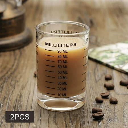 

Glass Measuring Cup Transparent Drinkware Shot Glass For Party Cocktail Wine
