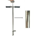 thumbnail image 2 of INTBUYING Soil Probe Sampler with Foot Peg Sample Ejector Stainless Steel Gator Step Tube 2" Diameter, 2 of 8