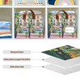 thumbnail image 4 of Yayeee Foldable Storage Basket for Shelves with Handles Set of 2 Waterproof Cloth Bins, Window Scene, 4 of 7