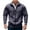 Dark Gray, variant on Men's Zip Up Fleece Sweatshirt Hoodless Pullover Stylish Stand Collar Pocket Front Zipper Casual Jacket Warm Breathable Men's Tops
