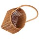 thumbnail image 5 of unbranded Cesta De Almacenaje De Rattan Tejida Con Asa Rústico Marrón, 5 of 7
