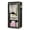 black, variant on SINGOMON Portable Wardrobe with 2 Side Pockets, Compact Wardrobe Storage Rack, Black