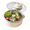 White, variant on Electric Fruit Washer Vegetable Cleaner Spinner Bowl Lettuce Dryer, One-Touch Cordless Fruit Cleaner Spinner with Non-slip Base,  Lettuce Dryer, Veggie Spinner for Fruit, Vegetables and Berrie