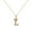 L, variant on Copper Gold Plated 26 Letter Pendant Necklace Letter Heart Choker Necklace Gift for Women Necklace Jewelry Casual Jewelry for Women Trendy Chain Necklaces for Women