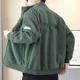 thumbnail image 4 of Abrigo acolchado para hombre, chaquetas de plumón para hombre, parkas negras, ropa de estilo coreano, invierno 2024, ropa acolchada cálida resistente al frío 2024, 4 of 5