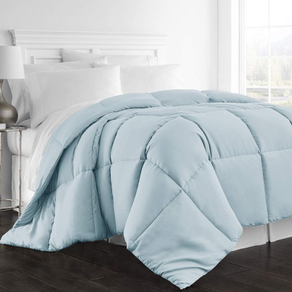 Beckham Hotel Collection 1300 Series Luxury Goose Down Alternative Comforter Hypoallergenic King/Cal King Aqua