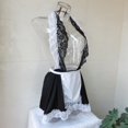 thumbnail image 3 of Gibobby Conjunto Lencería Tanga Y Bralette Lencería sexy para mujer, diseño de mujer con juego de lencería sexy(Negro, Talla única), 3 of 5