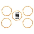 thumbnail image 1 of 5x anillos de agilidad octogonal anillos de velocidad entrenamiento físico 19.69 pulgadas portátiles para tenis de fútbol baloncesto deportivo niños Naranja, 1 of 8