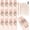 ivory beige, variant on 12 Sets Travel Makeup Brush Set Bulk Brushes Bag Bridesmaid Synthetic Fibre Make up Brushes Angled Blush Brush for Wedding Bridal Shower Favors Bachelorette Party ( Beige)