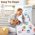 thumbnail image 6 of Beavtaens Baby Foam Play Mat, 50"x50" Playpen Mat, Foldable and Washable Crawling Mat for Floor, Thickened & Non-Slip, 6 of 9