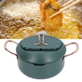 thumbnail image 4 of Japanese Style Frying Pot with Oil Temperature Gauge and Double Handles Iron Cooking Pot, Ideal for Deep Frying, Stir Frying, Stewing, Cooking Soup, Suitable for Home Users, Cooks, 4 of 7