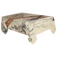 thumbnail image 1 of BSDHOME Funny, Happy Giraffe Cotton Linen Tablecloth 60x104 inches Tablecover Desk Table Cloth For Dining Room, Tea Table, Picnics, Parties, 1 of 5