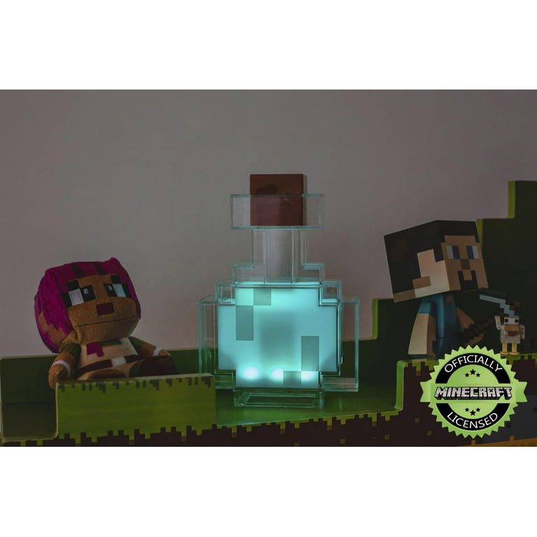 Minecraft Potion Bottle Lámpara de escritorio LED que cambia de color | Luz  nocturna de 7 pulgadas