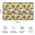 thumbnail image 3 of Cartoon Construction Vehicles Splashes Bathroom Rugs Mat,Non Slip Microfiber Bathroom Rug,Rubber Backing,Soft Bathroom Mats for Bathroom Floor,Tub and Shower,17x30in(43x75cm), 3 of 5