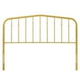 thumbnail image 3 of Pemberley Row Powder Coated Iron Gold Headboard Arched Height Adjustable Queen Assembly Required, 3 of 7